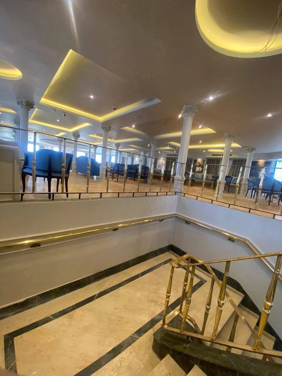 Lobby of the Queen Of Sheba Nile cruise